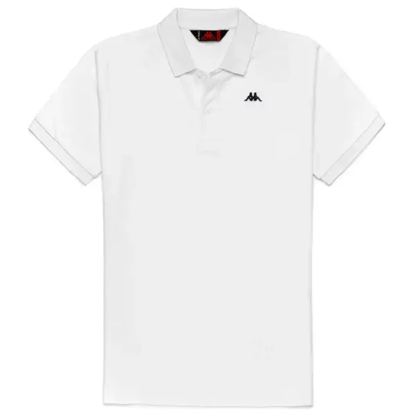Kappa Muška majica Polo Aarau, Bijela