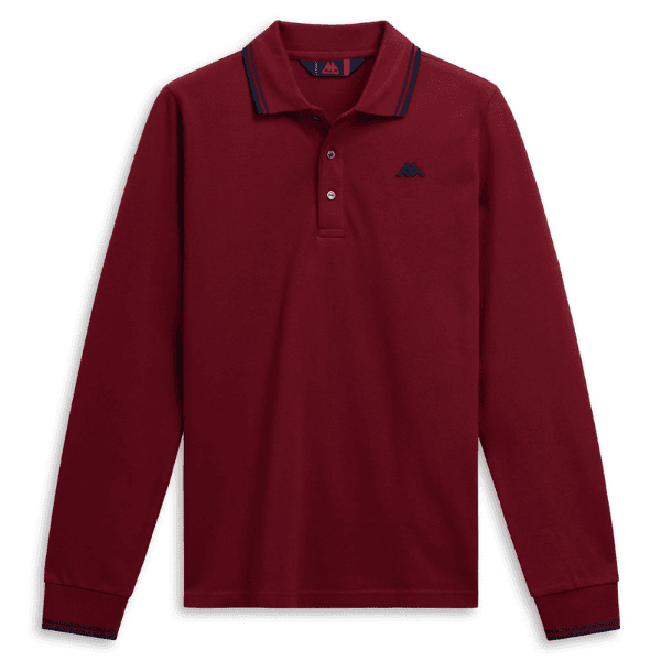 Kappa Muška majica dugih rukava Lfs Polo Gord, Bordo