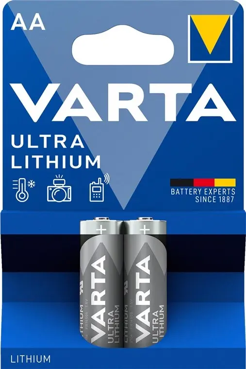 Varta Baterije Ultra Lithium FR6/AA, 1.5 V, 2 komada