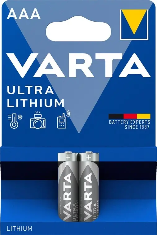 Varta Baterije Ultra Lithium FR03/AAA 6103, 1.5 V, 2 komada