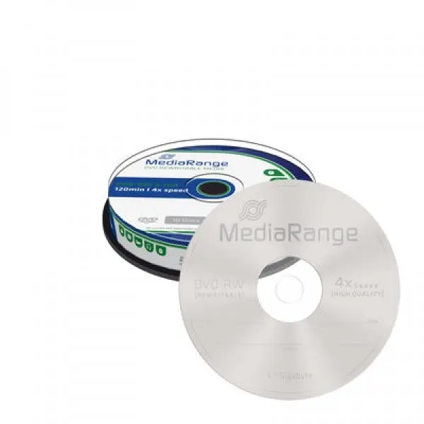 MediaRange DVD-RW, 4.7 GB, MR450, 10 komada