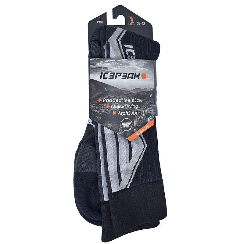 Icepeak Ski čarape Ilshofen, Crne