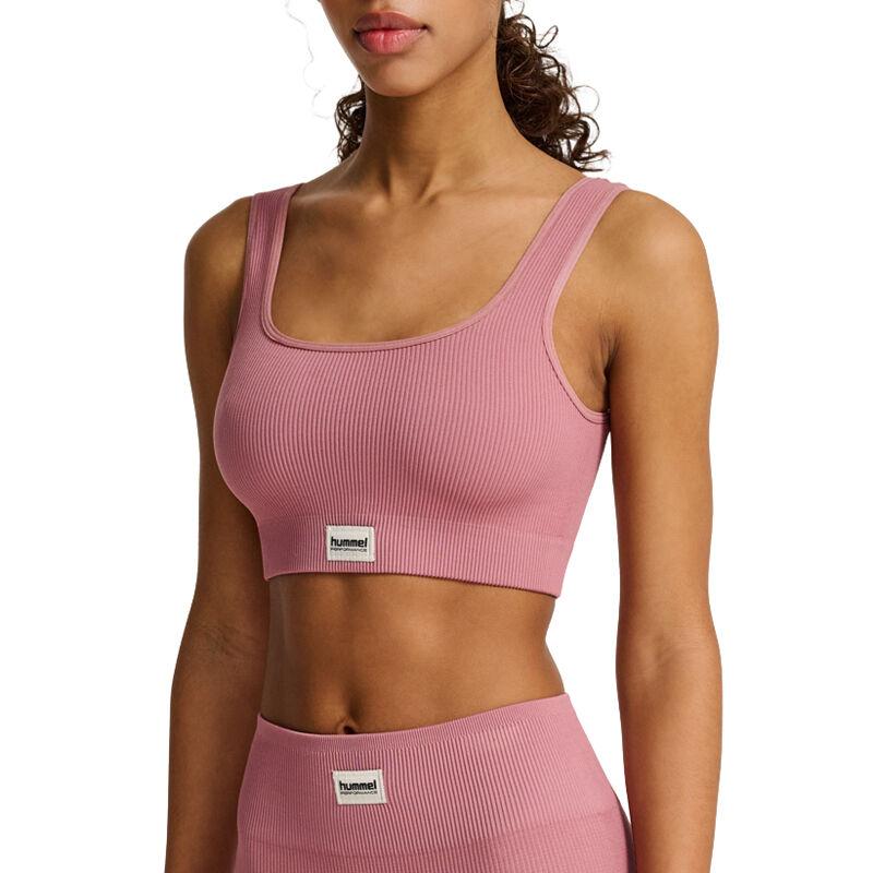 Hummel Ženski top Pulse Seamless Rib, Roze