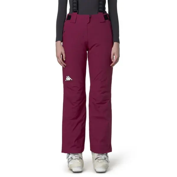 Kappa Ženske ski pantalone 8Cento 834, Bordo
