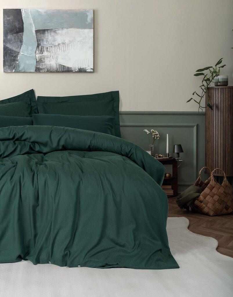 L'essentiel Maison set posteljine Craft, 200x220 cm, maslinasto