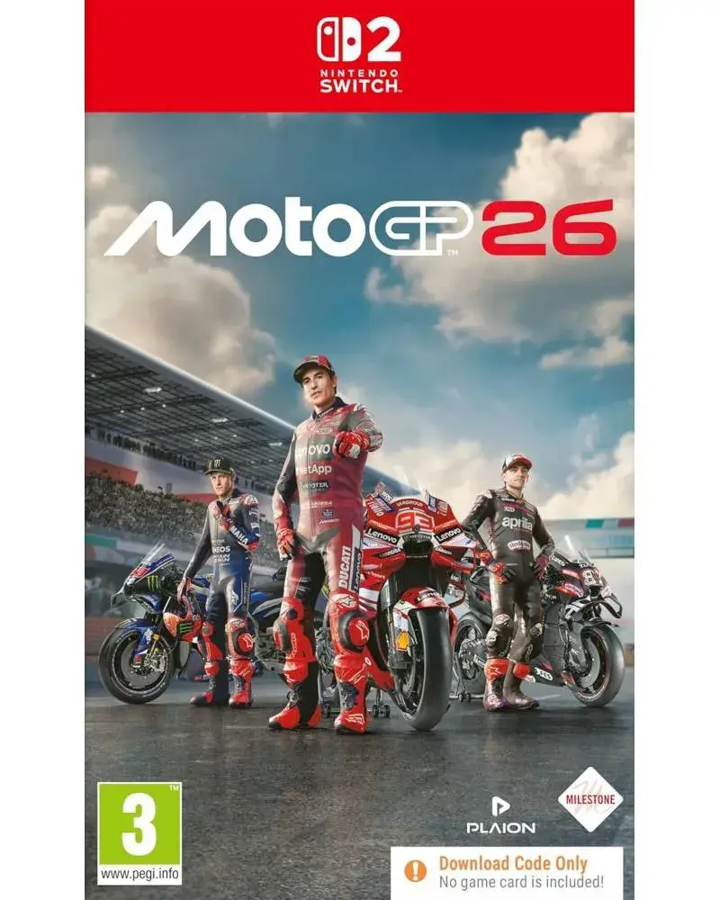 Nintendo Switch 2 MotoGP 26 - Day One Edition - Code in a Box