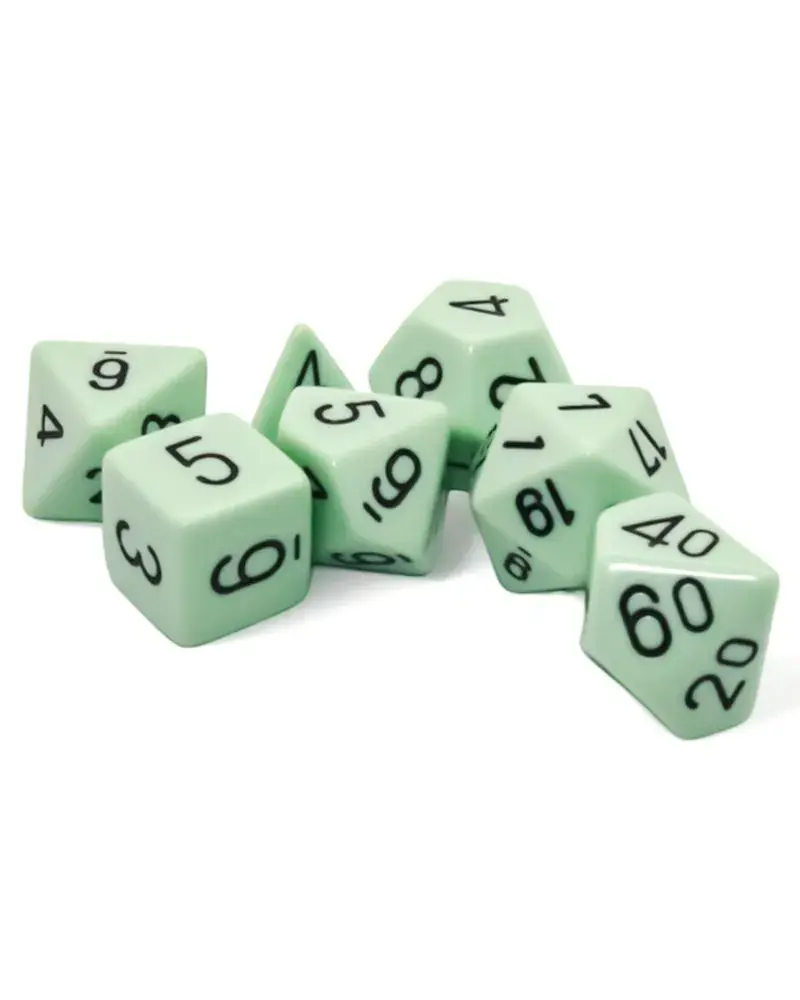 Chessex Kockice Gemini, Polyhedral, Zelene