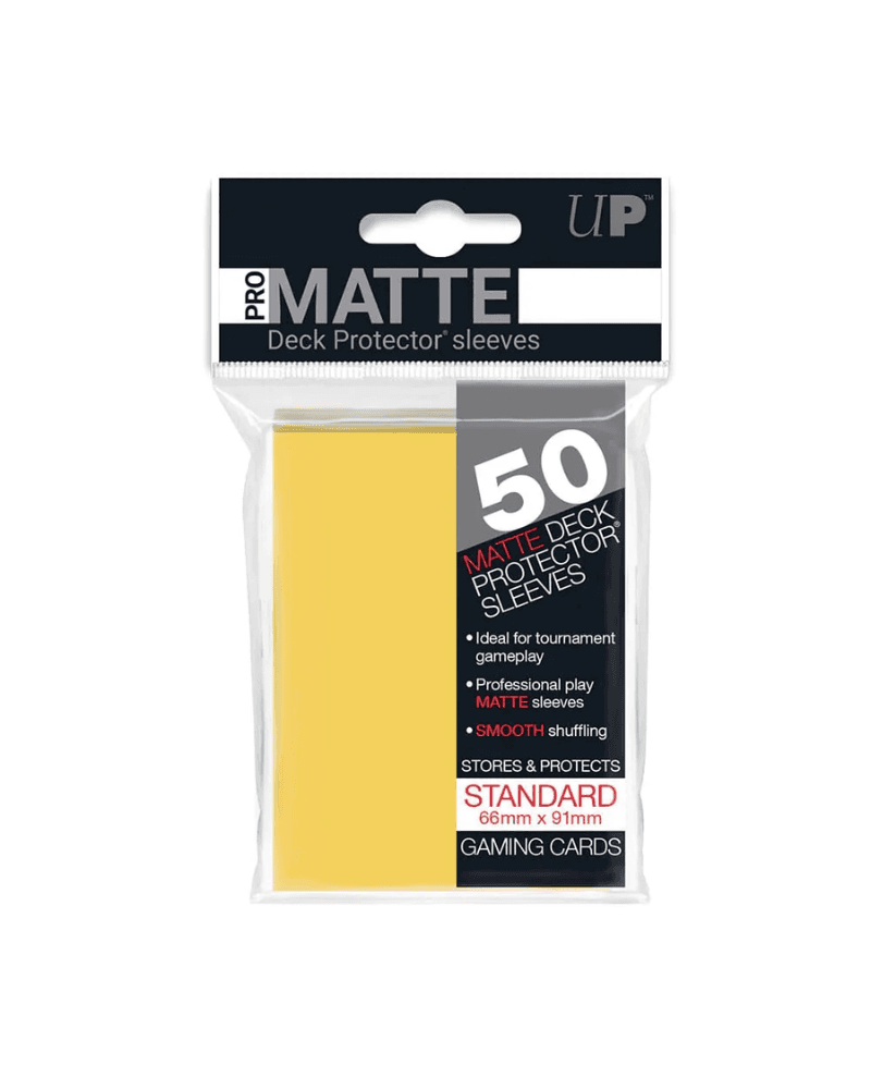 Ultra Pro Zaštitne navlake za karte Matte, 50 komada, Žute