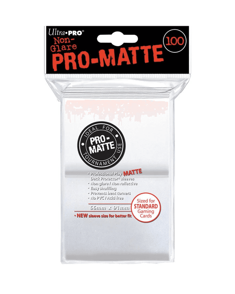 Ultra Pro Zaštitne navlake za karte Matte, 100 komada, Bijele