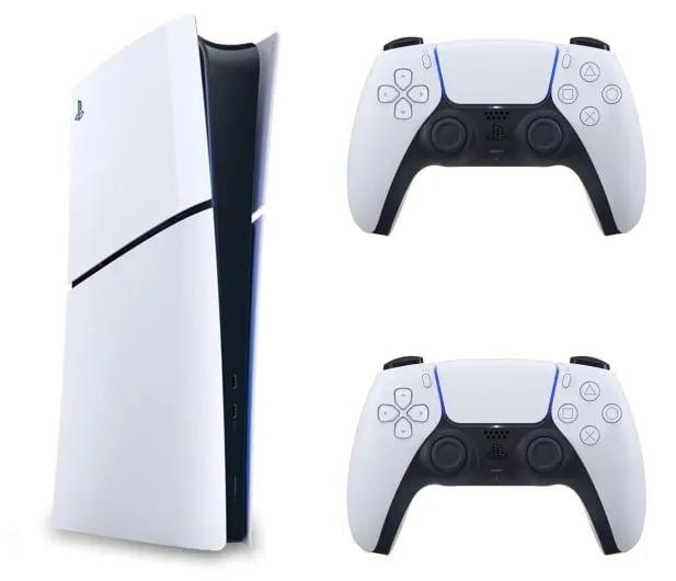 Sony Konzola PlayStation 5 - 825 gb Slim - Digital Edition + Dualsense, Bijela