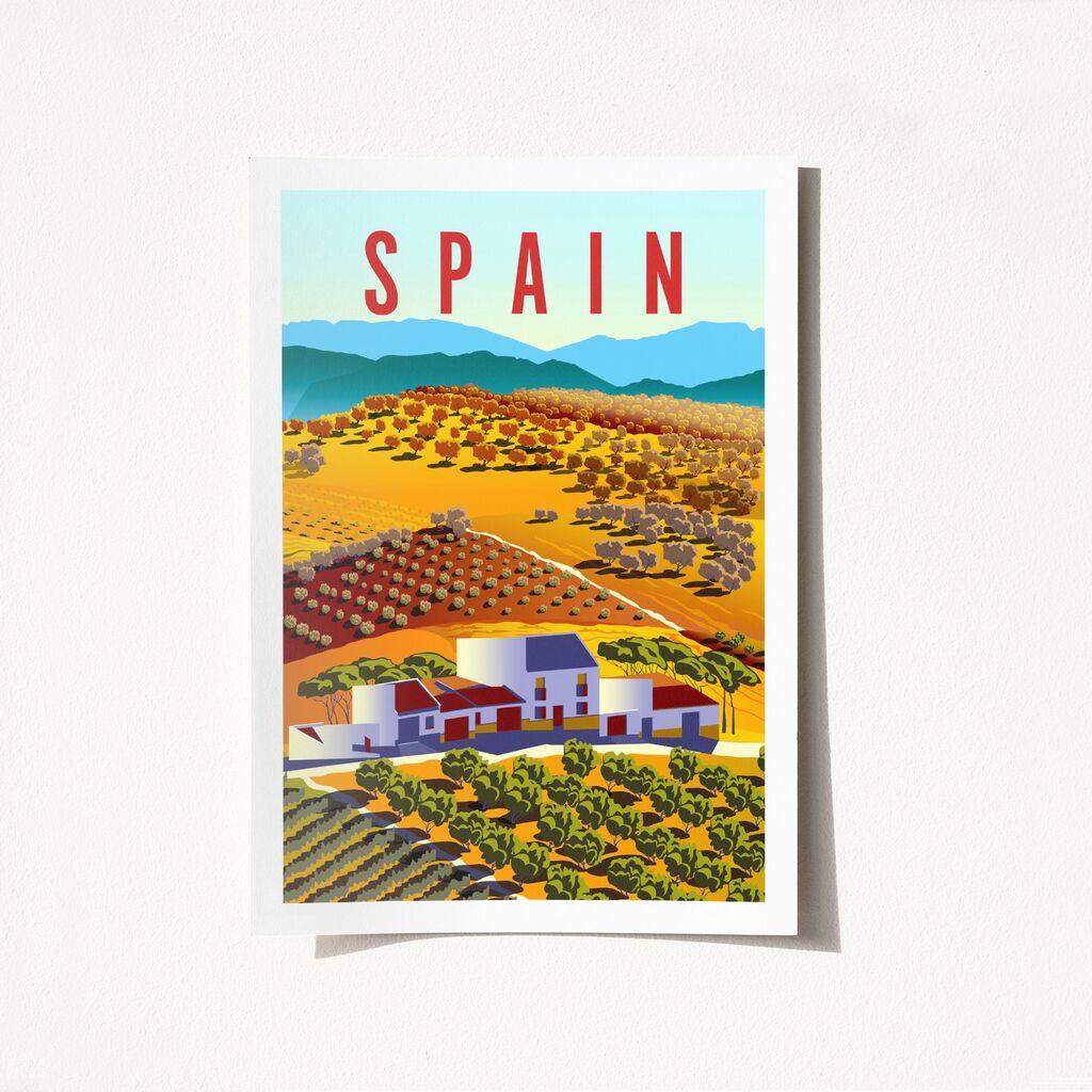 Poster Wallity Španija-2000, 42x59,4 cm