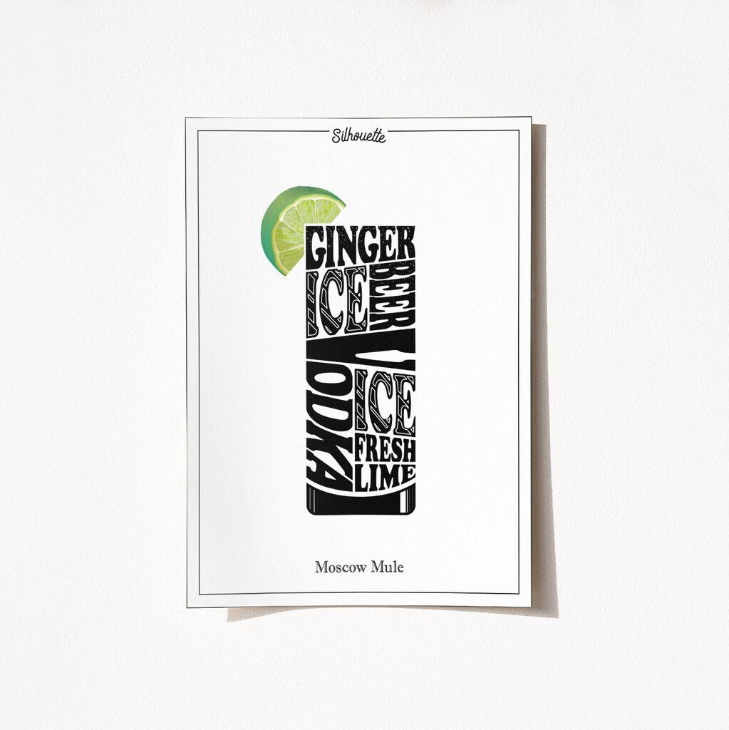 Poster Wallity Moscow Mule-2045, 29,7x42 cm