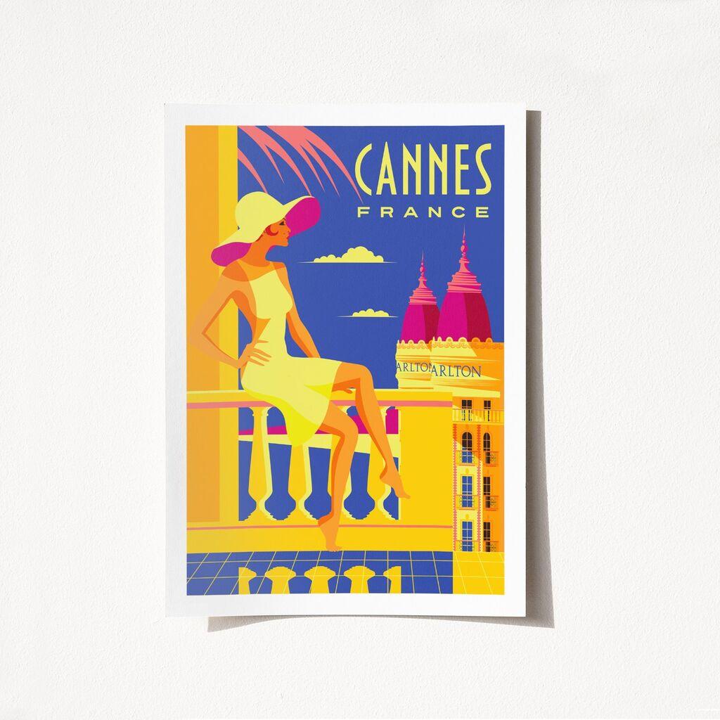 Poster Wallity, Cannes, Francuska, 1974, 50x70 cm