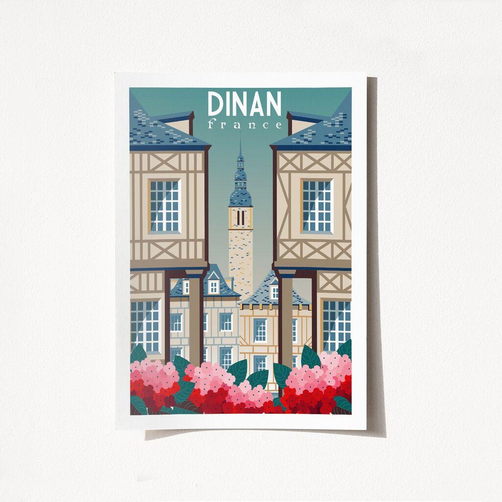 Poster Wallityja, Dinan, Francuska, 1957, 42x59,4 cm