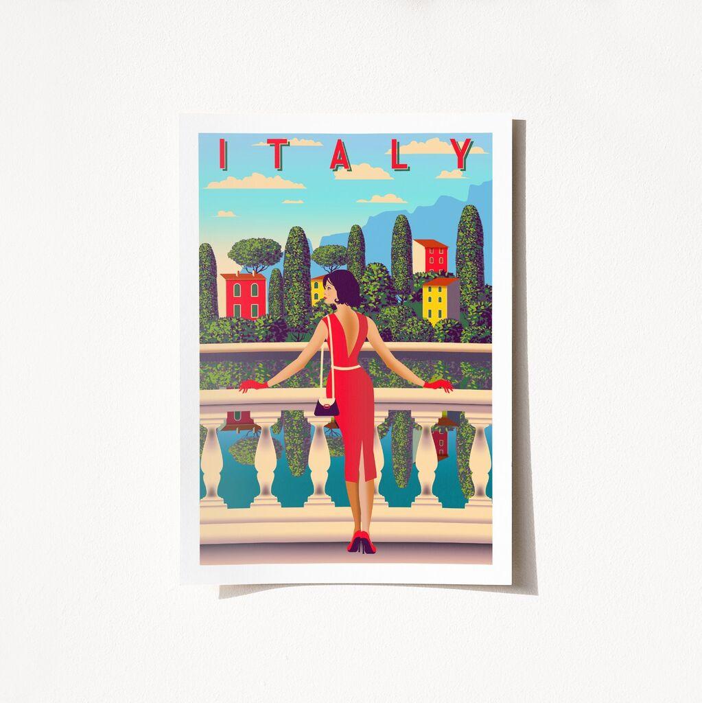 Poster Wallity Italija-1961, 50x70 cm