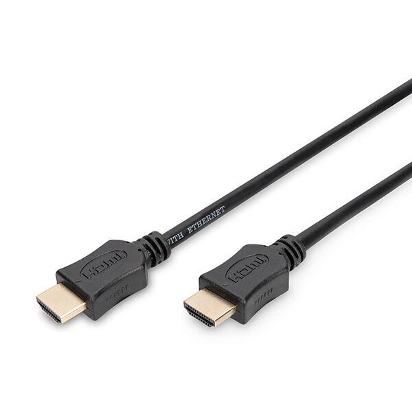 Kabl Digitus HDMI M/M 4K/3D, 1m crni (AK-330107-010-S)