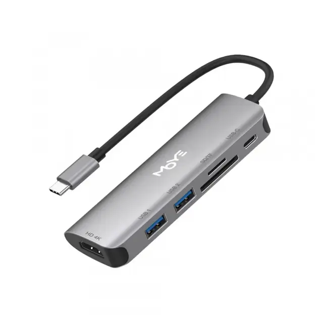 MOYE USB Hub Core Multiport X6 serija, USB C