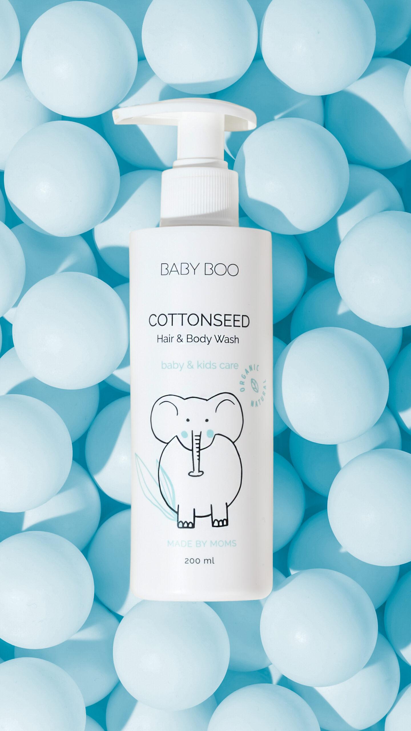 Baby Boo Prirodna kupka za tijelo od sjemena pamuka