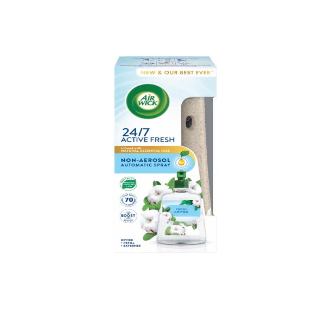 Automatski osvježivač zraka Air Wick Fresh Cotton, 228 ml