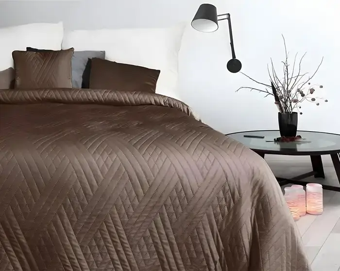 Pokrivac Za Krevet Ultrasonic 220X240Cm Brown - 528