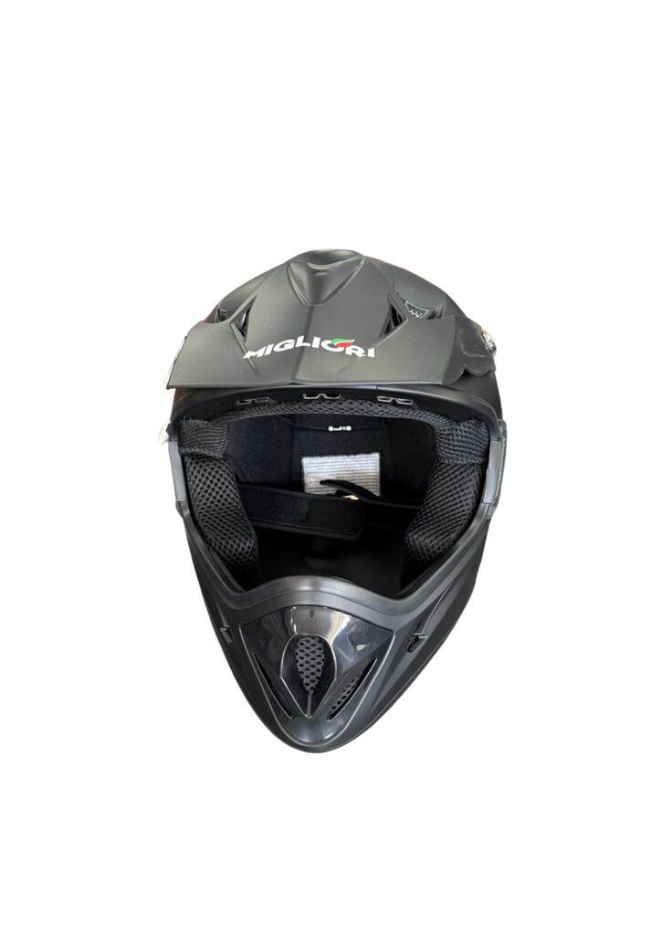 Migliori Kaciga  Dirt bike 602 S16646, Crna