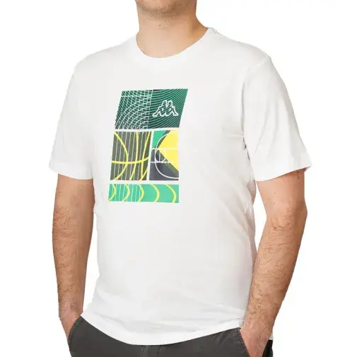 Muška majica Kappa Logo Ipop, bijela