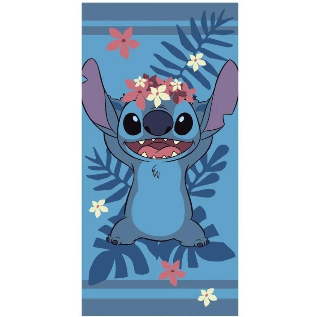 Peškir Aymax - Disney - Stitch Flowers  70x140cm