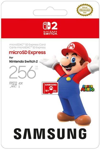 Samsung Memory Card Micro SDXC 256GB - Mario Logo