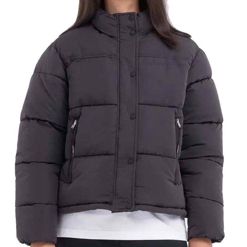 Crna Replay Jakna Fine Poly Silky Touch Fabric Za Žene