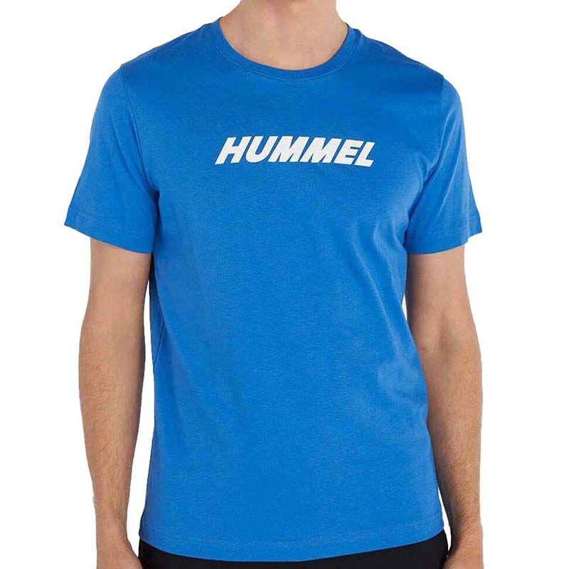 Plava Hummel Majica Hmlelemental Logo Cotton Tee Za Muškarce