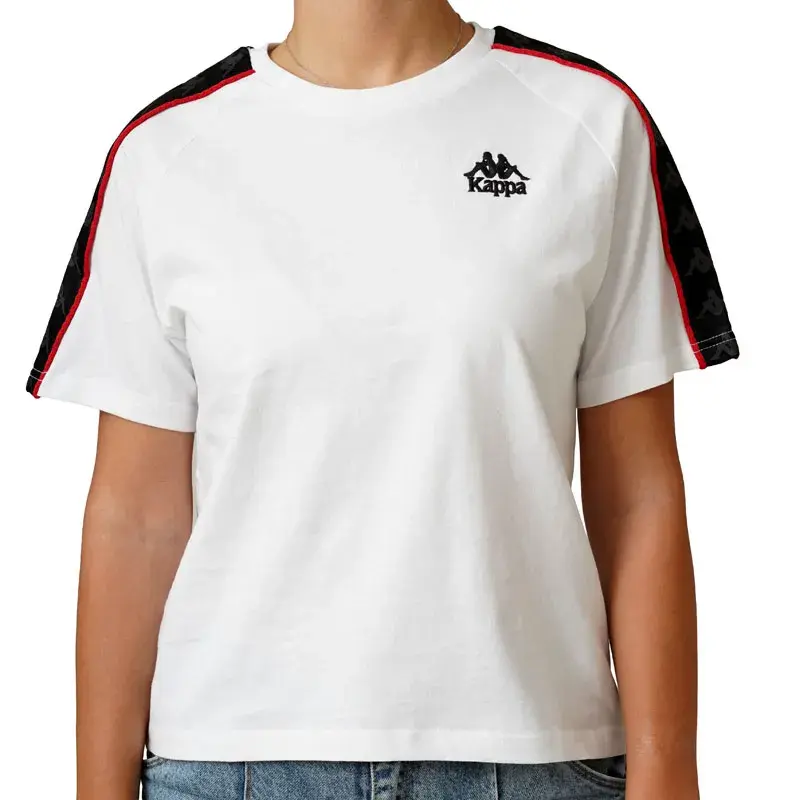 Ženska Kappa majica kratkih rukava 222 Banda Adi, bijela