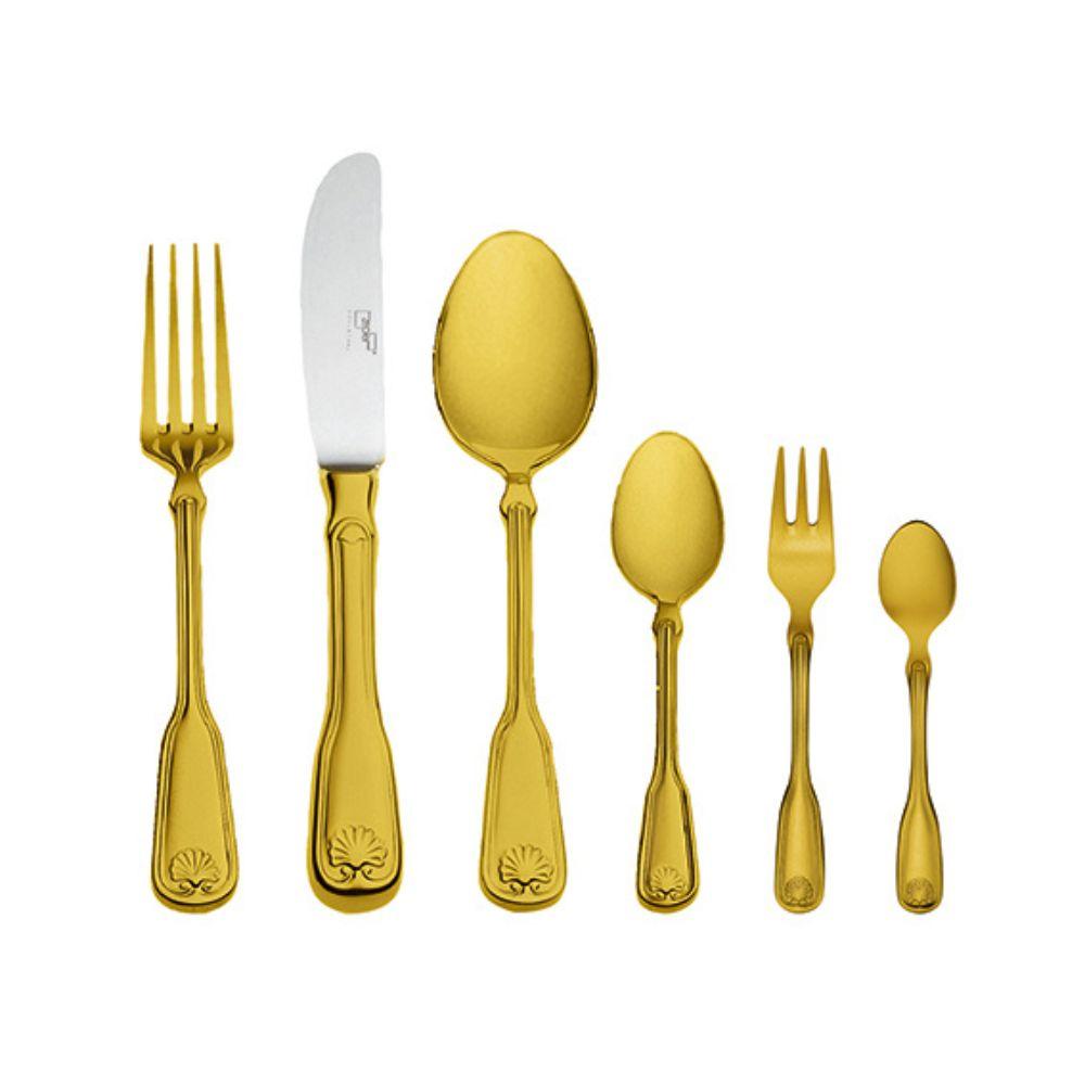 Zepter Venus - srebrna kašičica za desert (set od 6), Zlato