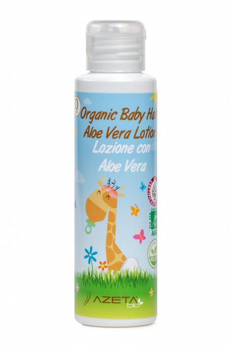 Azeta Bio Organski Bebi Losion Za Kosu Sa Aloe Verom (Protiv Tjemenjače), 0M+ 100ML, Bez boje