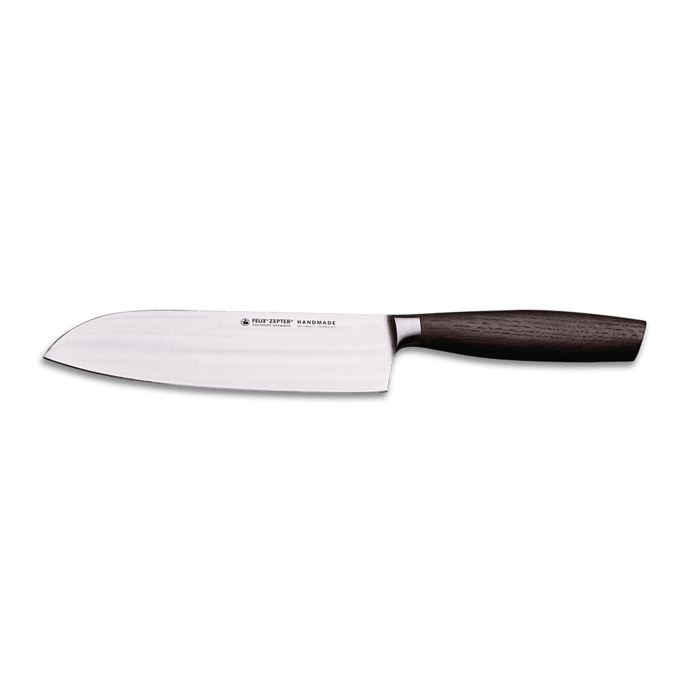Zepter Santoku nož 7" (veličina S, dimljeni hrast), Crna