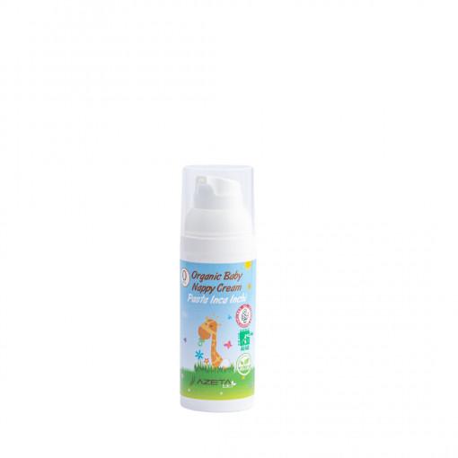 Azeta Bio Organska Bebi Krema Za Pelensku Regiju, Bez Cinka, 0M+, 50ML, Plava