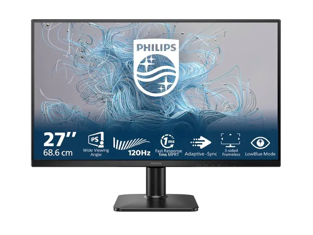 PHILIPS LED IPS Monitor 27E2N1110, 27 , 1920x1080, 120Hz, 1500:1, 1 ms, VGA/HDMI, Anti-Glare, 3H