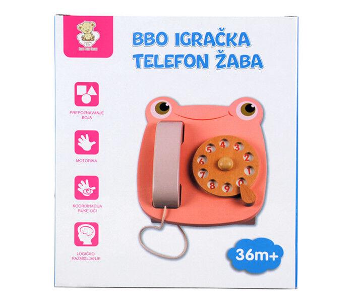 Bbo  Igracka Drveni Telefon