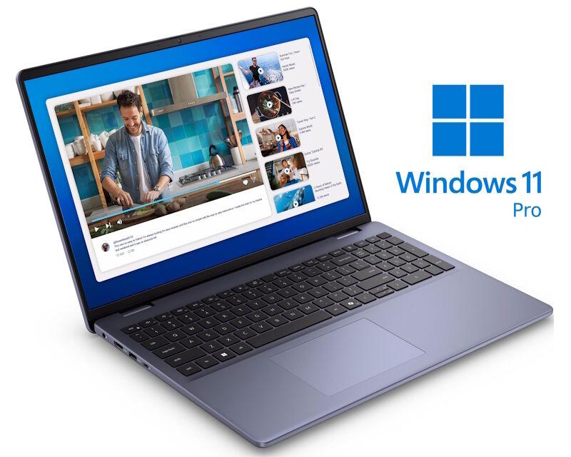 Dell 16 DC16251 16 inch FHD+ 300nits Core 7 150U 16GB 1TB SSD MX570A 2GB Backlit FP Win11Pro laptop