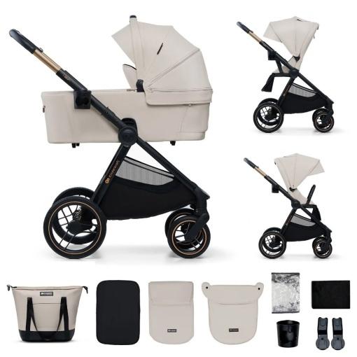 KINDERKRAFT Dječija kolica 2U1 Nea 2 Soft, do 22 kg, bež boje