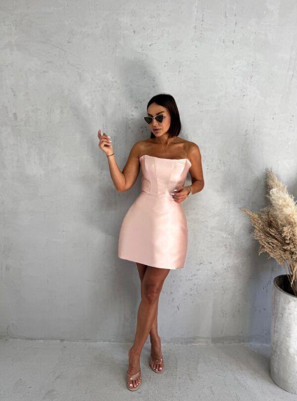 Blondy Fabienne Rose Mini Korset Haljina