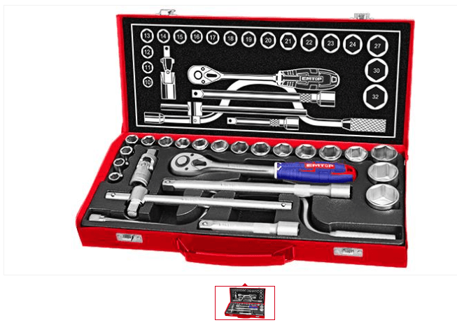 Emtop Set gedora  ESKT12243 S16820, 24 komada