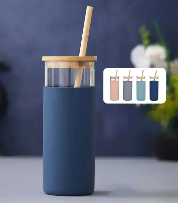 Flaša sa slamkom ydb01-04 48/p 042, 480ml, Teget