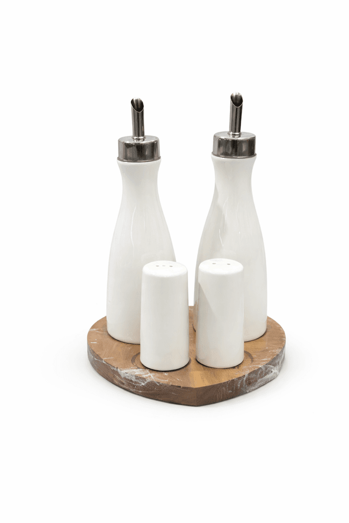 Set za začine cpk-059 18/p, Bijeli