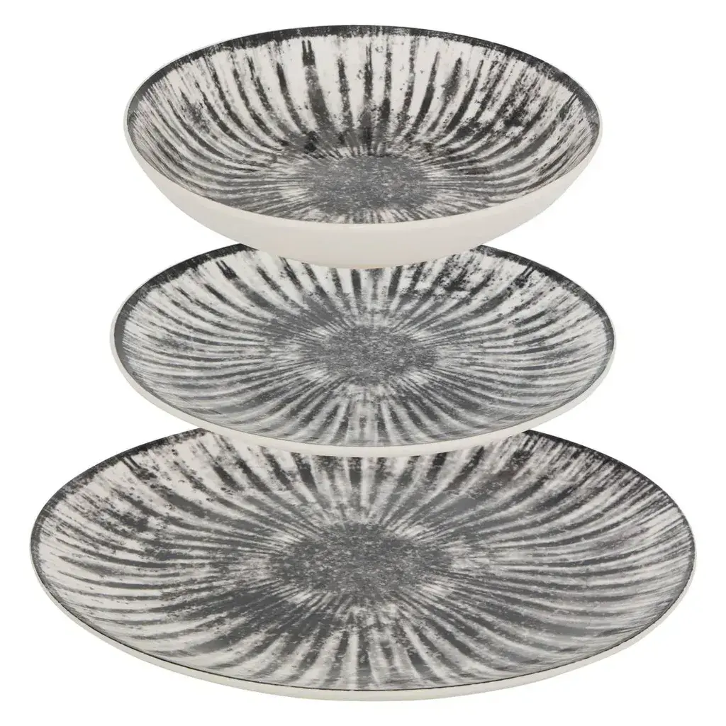 Set tanjira za ručavanje Lucie 12p 212372 2/p, Sivi