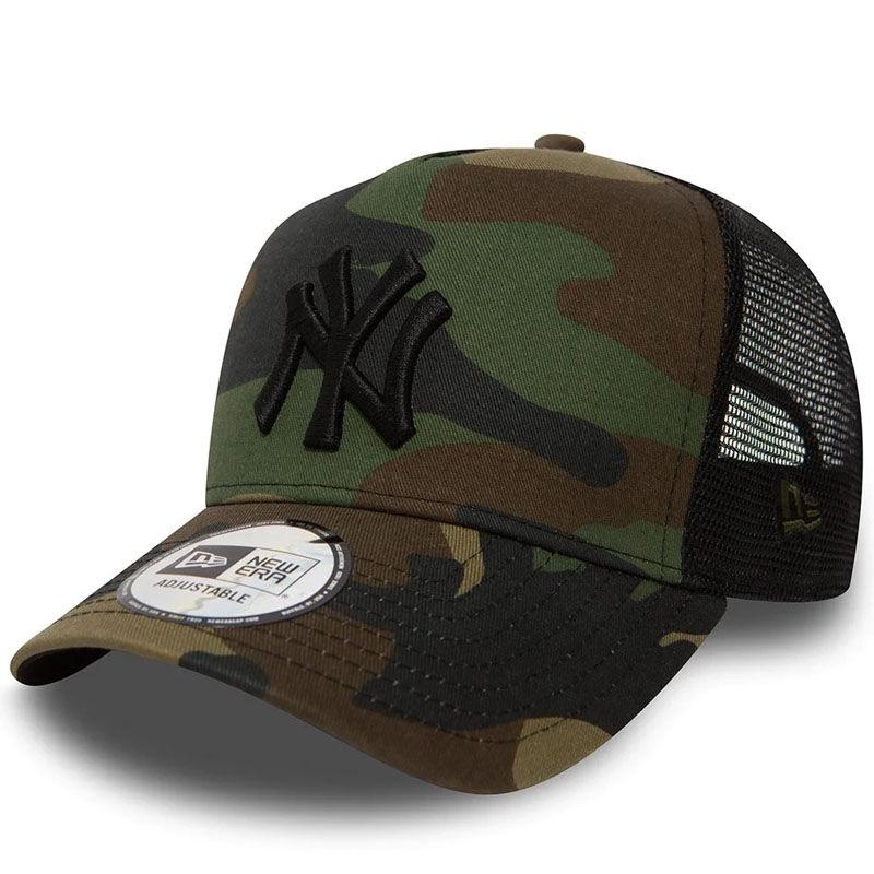 New Era Kačket Clean Trucker, Maslinasti