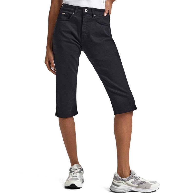 Pepe Jeans Ženske bermude Skinny Crop Hw, Crni