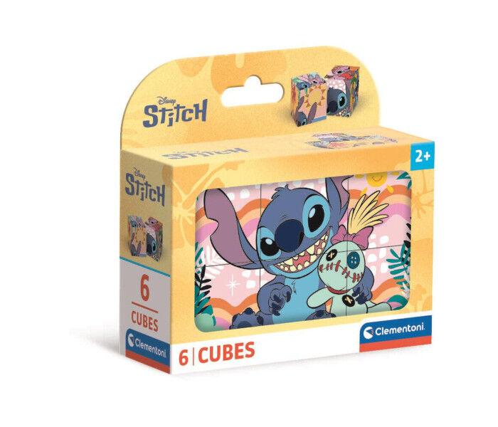 Clementoni Igračka Kocke Stitch, 6 komada