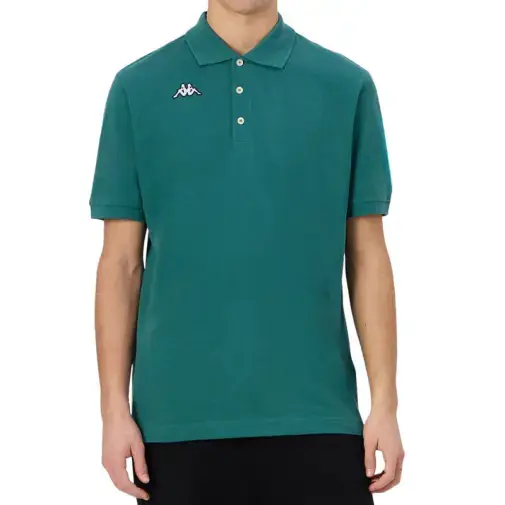 Kappa muška polo majica s logotipom Sharas MSS, zelena