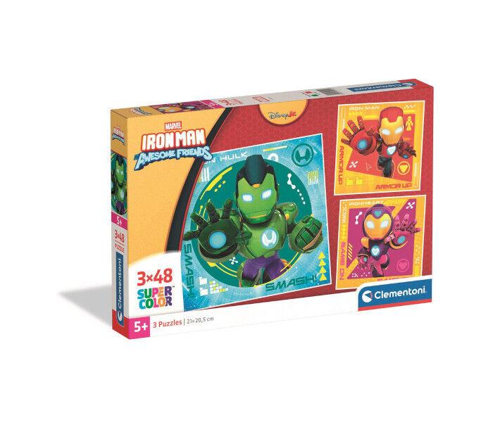 Clementoni Puzle Iron man, 3x48 djelova