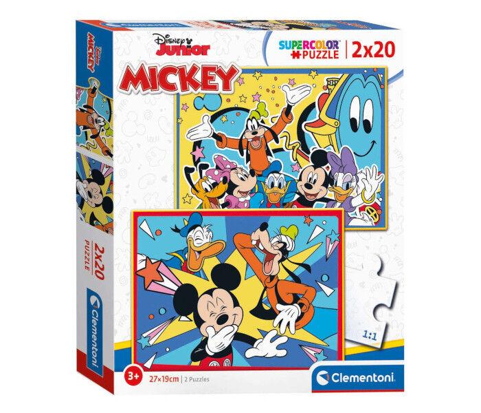 Clementoni Puzle Disney Mickey, 2x20 dijelova